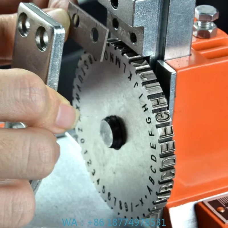 MarkingSmall Manual Metal Aluminum Nameplate Steel Stamp Engraving Lettering Numbering Industrial Coding Machine Semi-Automatic