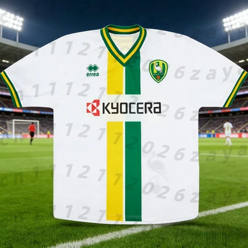 2026 Bestseller Ado Den Haag Fußballtrikot Sommer Atmungsaktives Schnelltrocknendes Trainingsshirt Bequemes Sport-Eltern-Kind-Outfit – Detail 4