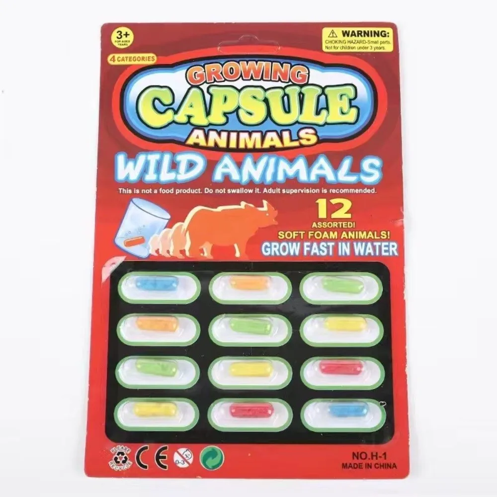 

3 Pack Growing in Water Animals Soaking Toys Stretchable Creative Water Animals Toy Relieve Stress Grow Capsules Toy Baby Gifts