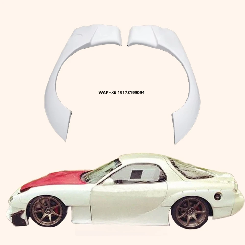 

Car Body Kit Rear Fender Mudguard for RX7 FD3S RE-GT Kit Fiberglass FRP Unpaint Rear Panel Fender Flares