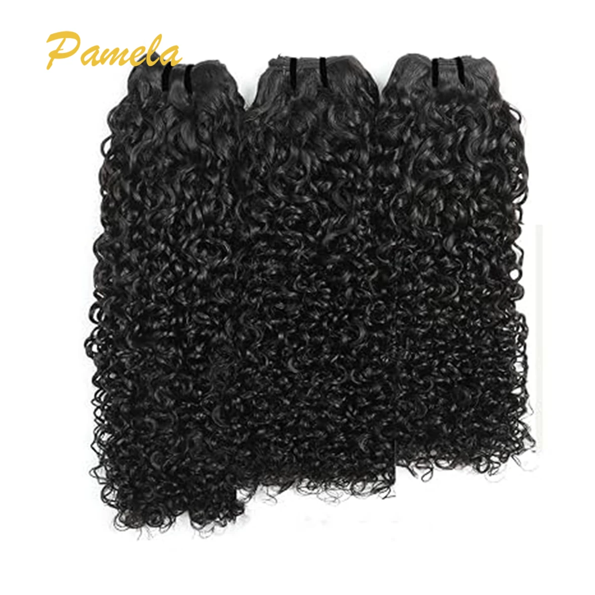 Pixie Call Curly Bundles New Hairstyle Human Hair 100% Unprocessed Virgin Weave 3 Bundles For Women Real Human Hair Extensions