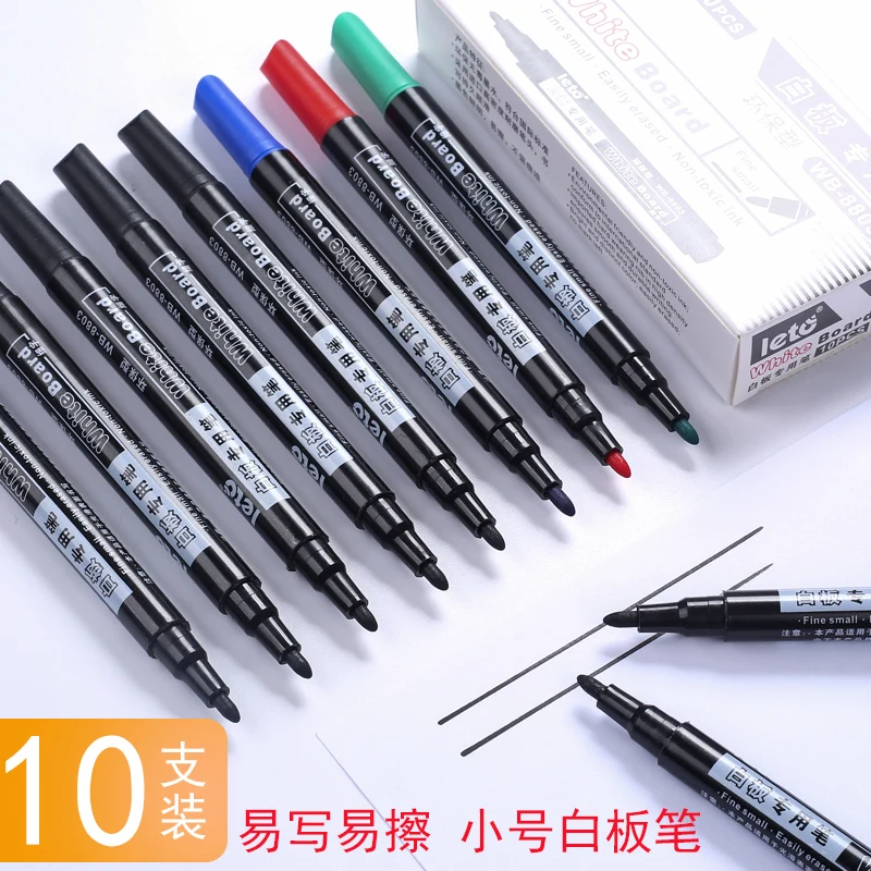 5PCS Erasable Whiteboard Pen Children's Non-Toxic Color Aqueous Draw Crows Black Red Blue Green Children's Drawing Board Student