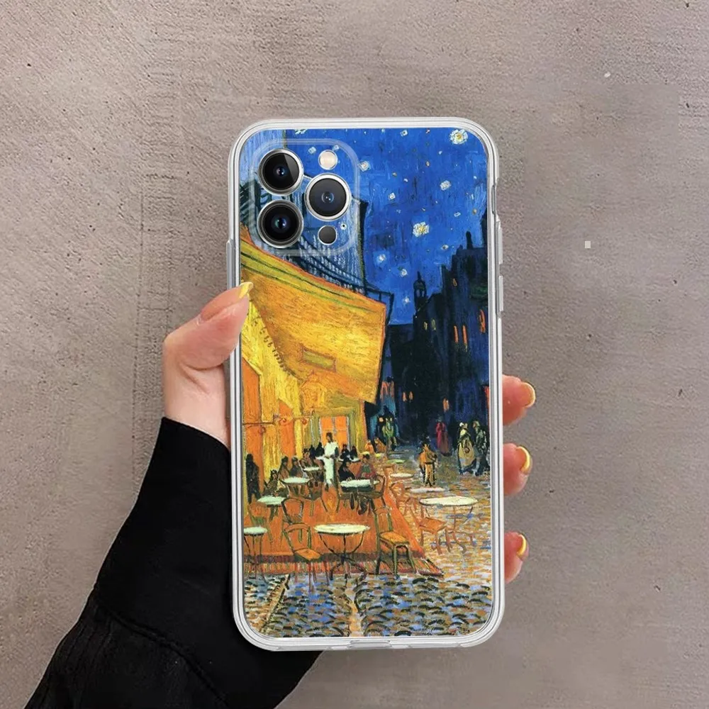 Van Gogh Starry Sky Art Phone Case For iPhone 14 11 12 13 Mini Pro XS Max Cover 6 7 8 Plus X XR SE 2020 Funda Shell