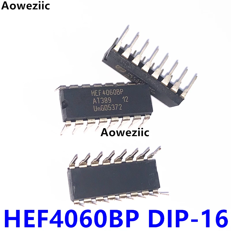 5PCS CD4060BCN HEF4060BP DIP-16 in-line binary counter/divider oscillator chip