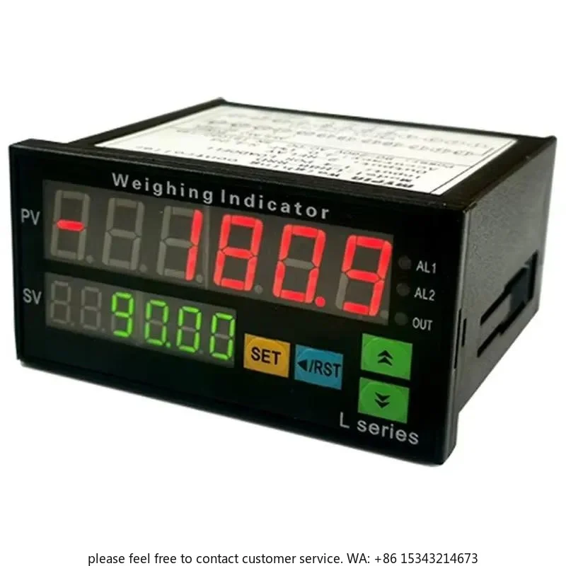(LG86-RR4D) Filling Weighing Controller RS485 Fast/Slow Filling 6-digit LCD/LED Red/Green Display 90-260V AC/DC Power Supply