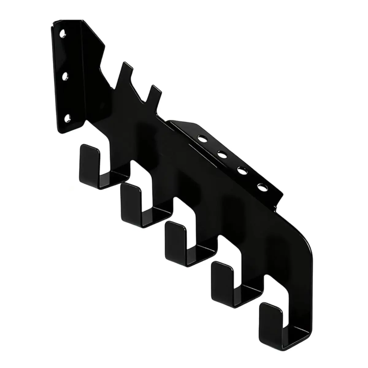 Heavy Duty Chainsaw Chain Wall Mount Rack with 5 Hooks Organize Chains, Files, Screwdrivers for Garage&Workshop Storage