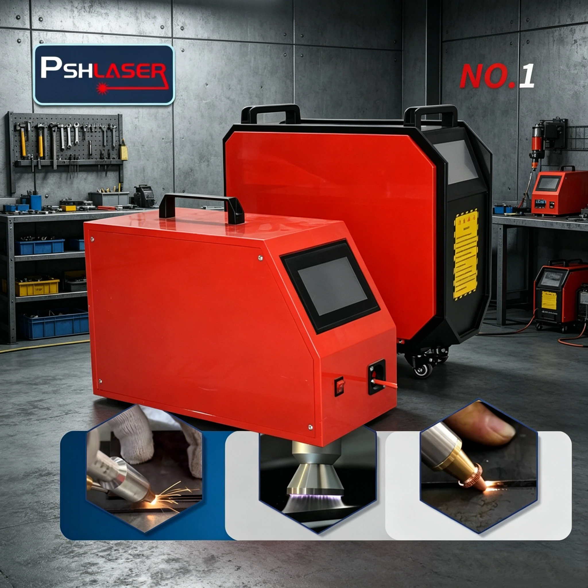 معدات لحام بالليزر محمولة جديد - مراجعة Industrial Laser Cleaning Equipment وسعره
