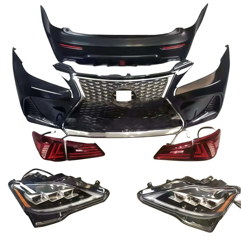 

Suitable for 2006-2012 IS250 for Modifying the Front Grille Rear Lamp and Bumper Surround and Adding a Sporty Front Grille