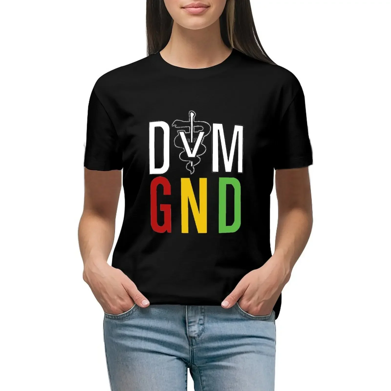 

DVM - GND T-Shirt customs design your own aesthetic clothes quick drying t-shirts for Women graphic tees