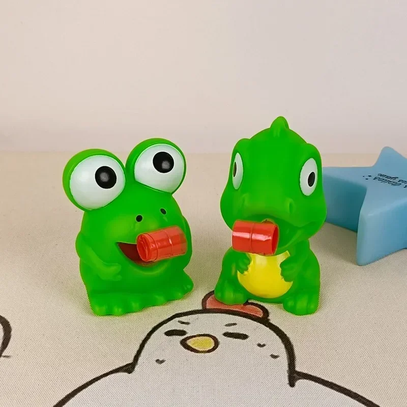 Children Creative Decompression Fidget Toys Pinch Frog Dinosaur Sticking Tongue Out Relieve Stress Toy Christmas Gifts For Kids