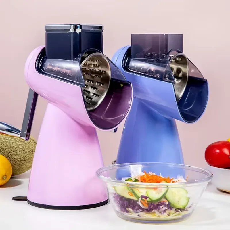 5 in 1 Aluminum Alloy Salad Chopper Slicer Multifunctional Vegetable Cutter Kitchen Tool for Healthy Meal Prep Eco Friendly