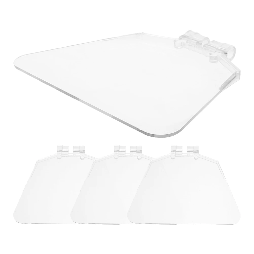

4pcs Bench Eye Device Durable Lightweight Eyeshield Replacement For Bench Grinders Clear Vision Debris Protection