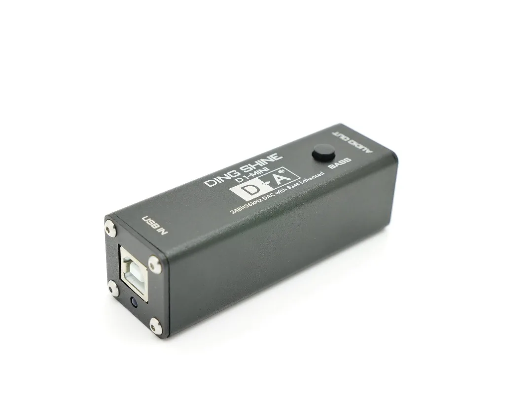 D1-MINI Notebook Desktop HiFi Computer USB External Sound Card Desktop Portable Sound Card with Bass Enhancement