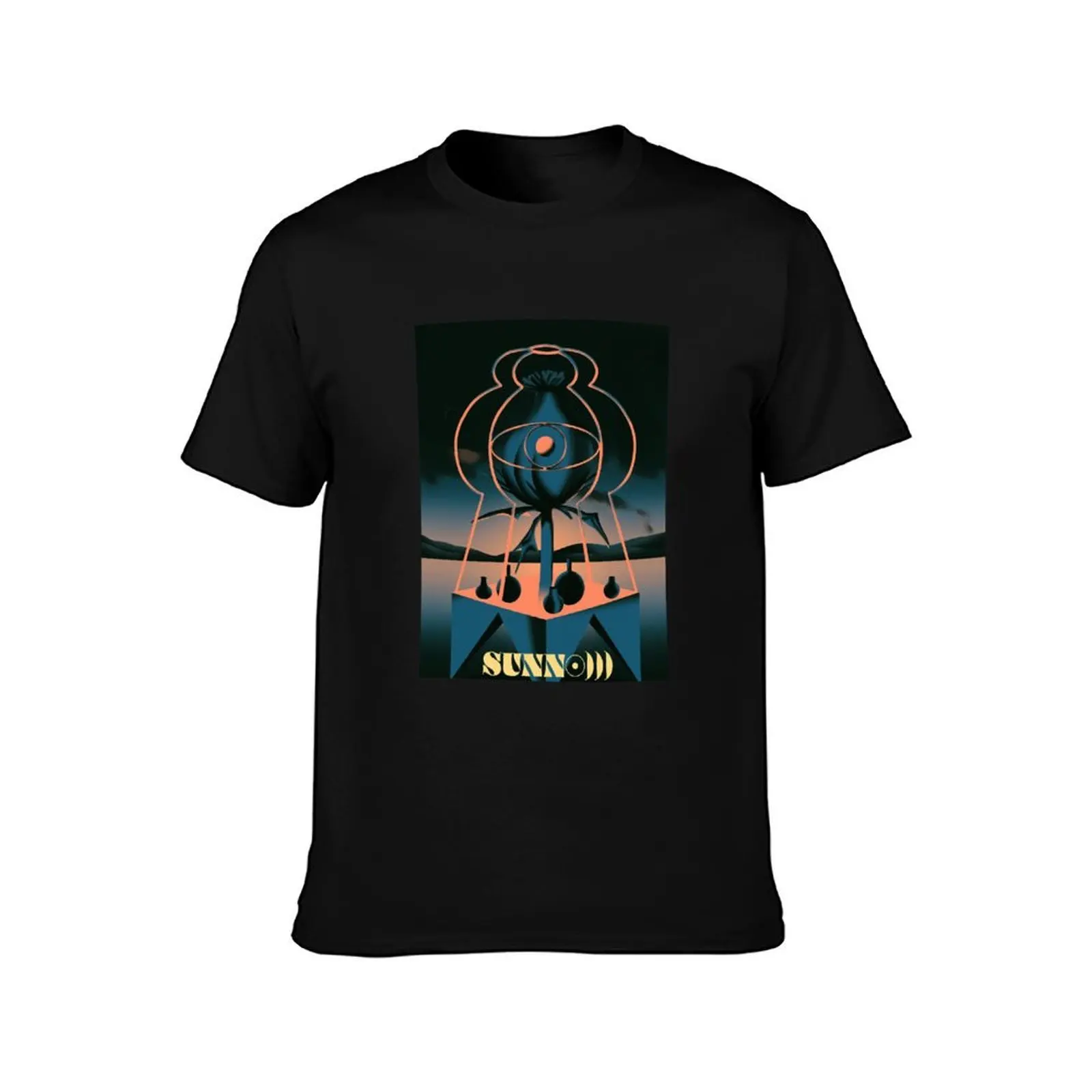 Void Sunn T-Shirt, Summer Casual Cotton Tee, Oversized Streetwear Tops, Vintage Graphic Print, Loose Fit Short Sleeve