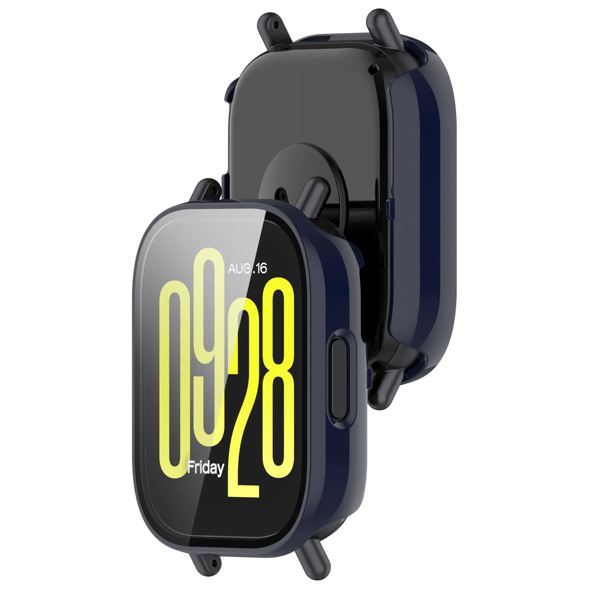 Película protectora de pantalla de vidrio de carcasa dura de PC, funda de marco completo para Xiaomi Redmi Watch 5, cubierta de parachoques activa/Lite, Accesorios inteligentes