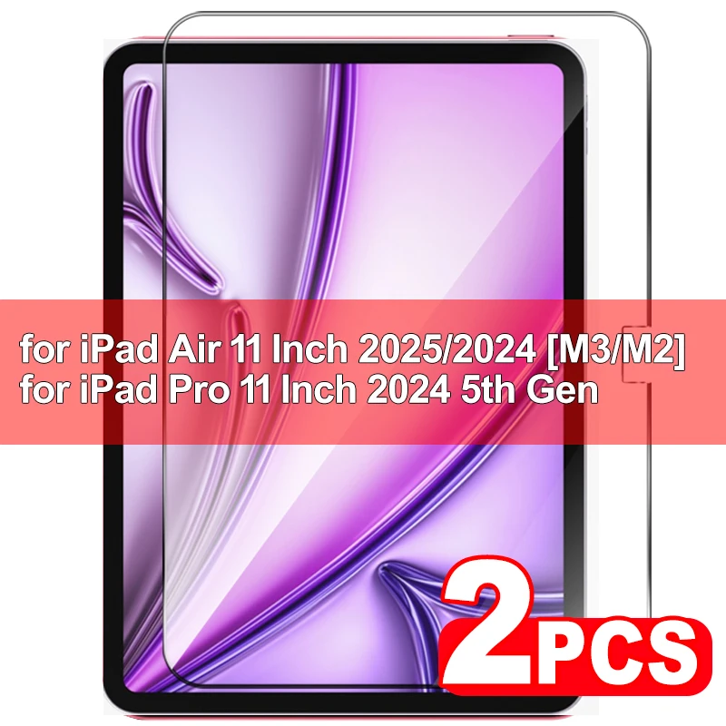 Für IPad A16 11. 2025 gehärtetes Glas bruchsichere Displayschutzfolien für IPad 11. 10. Luft 11 11 Zoll 13 13 Zoll Schutzfolie