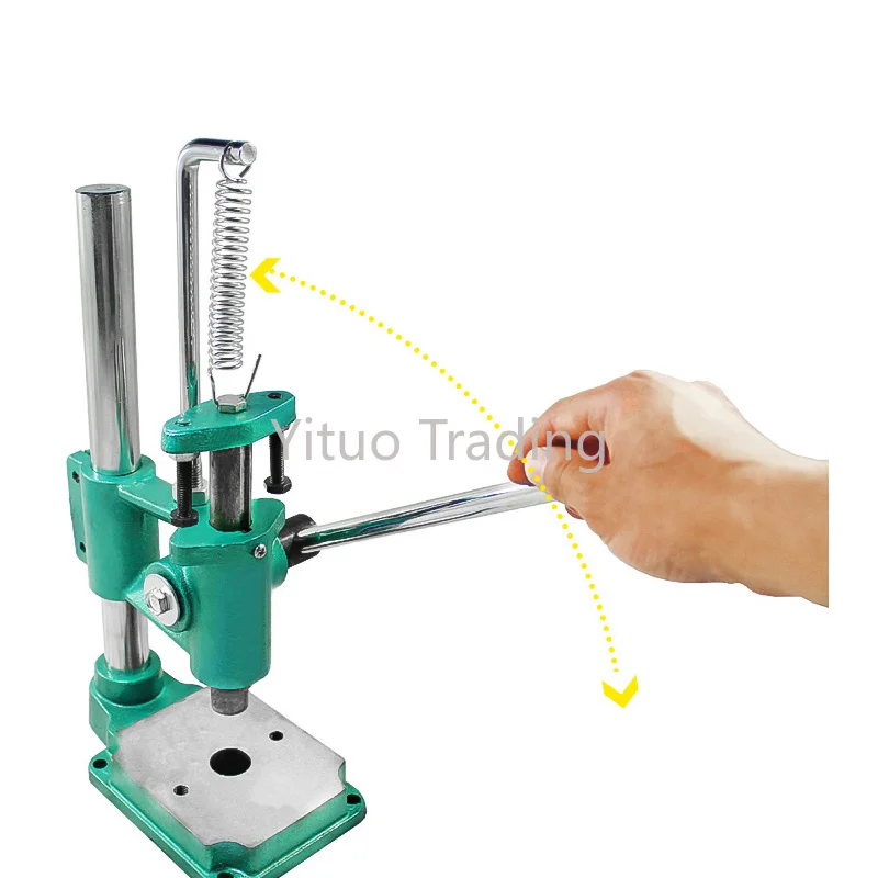 Industrial Desktop Mini Manual Punching Press Round Head Square Head Aluminum Small Professional Terminal Crimping Machine