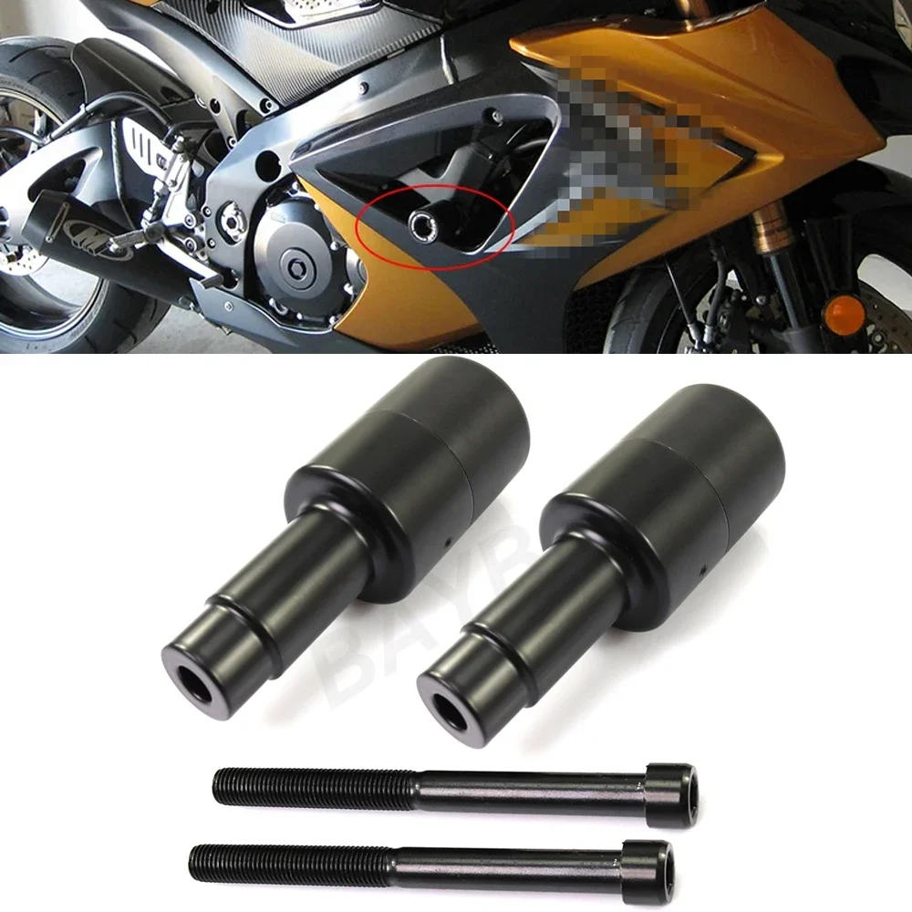 

Подходит для Suzuki Hayabusa GSXR1300 GSX1300R GSX 1300R 2008 2009 2010 2011 2012, ползунки на раму мотоцикла, защита от падения от столкновений