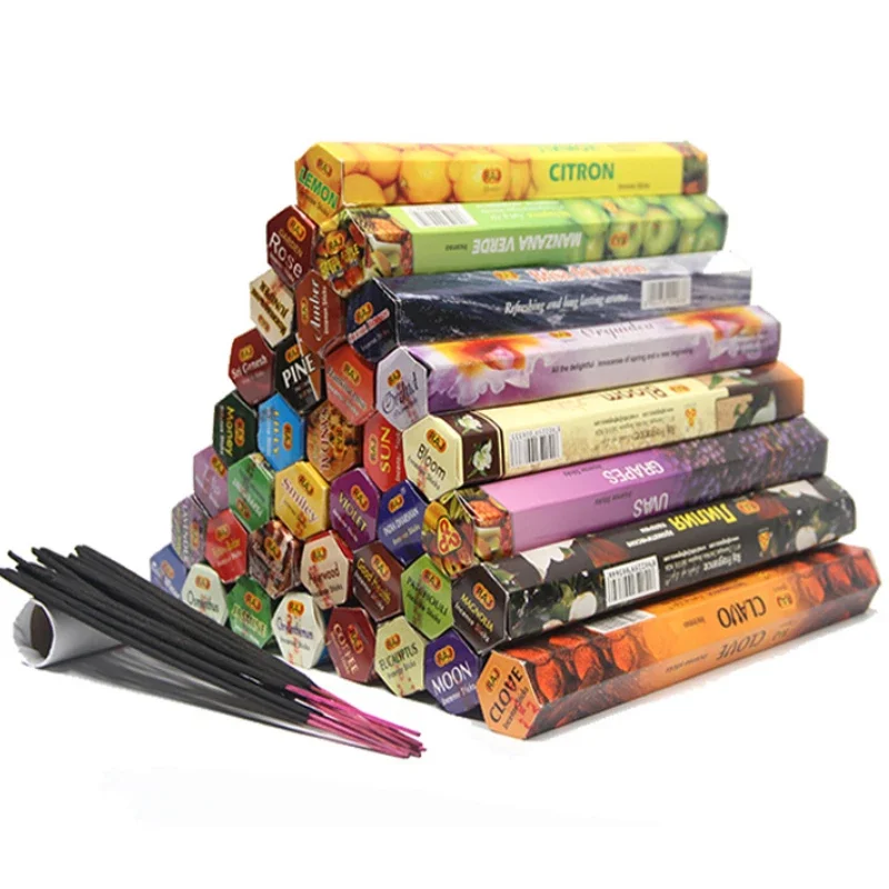 Y 20 Sticks/box Indian Incense White Sage Lavender Aromatherapy PALO SANTO Line Cense Home Bedroom Toilet Tibetan Home Fragrance