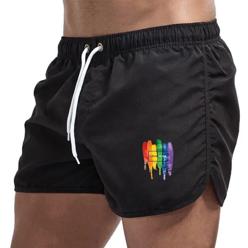 

2026 Outdoor fashion, versatile, trendy printed, quick-drying, lightweight, fitness, surfing, drawstring, casual beach pants
