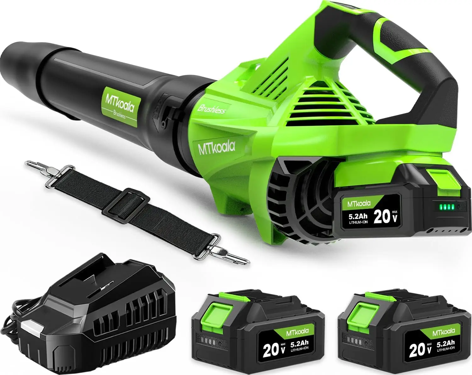 

Cordless Leaf Blower 700CFM 200MPH, 1200W Brushless Motor, 3 Speed Modes, 160Mins Runtime, Handheld Electric Blower for Lawn Yard Dust Snow