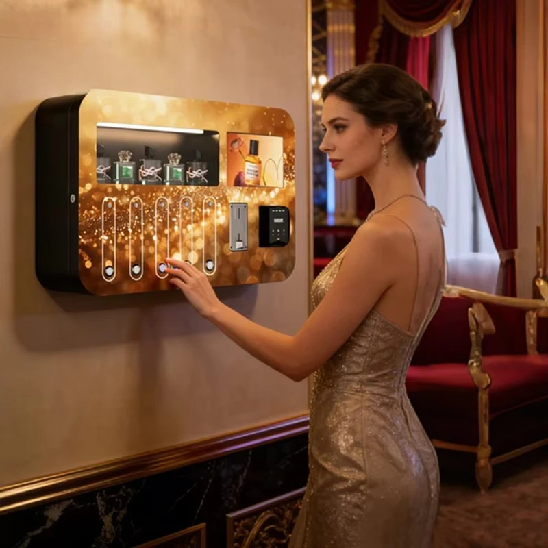 

Горячая распродажа: Автоматический вендинговый аппарат для распыления парфюмерии с сенсорным экраном, настраиваемый под заказ, для общественных и коммерческих мест, самообслуживание, без участия оператора.