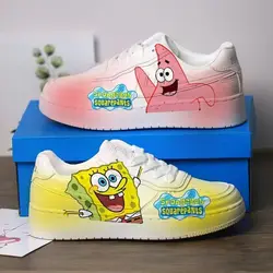 Nuovo cartone animato originale SpongeBob SquarePants principessa carino scarpe Casual scarpe sportive morbide per regalo fidanzata taglia EU 35-44