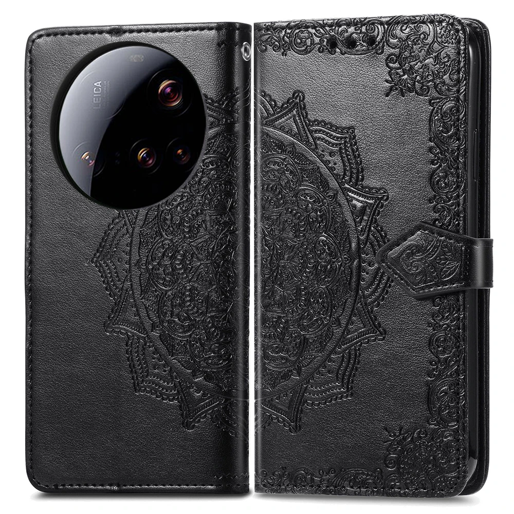 3D Mandala Wallet Leather Case for Xiaomi 15 Ultra 5G 2025 Flip Cover Magnet Book Etui Funda Xiaomi15 Ultra Mi 15 Pro Phone Capa