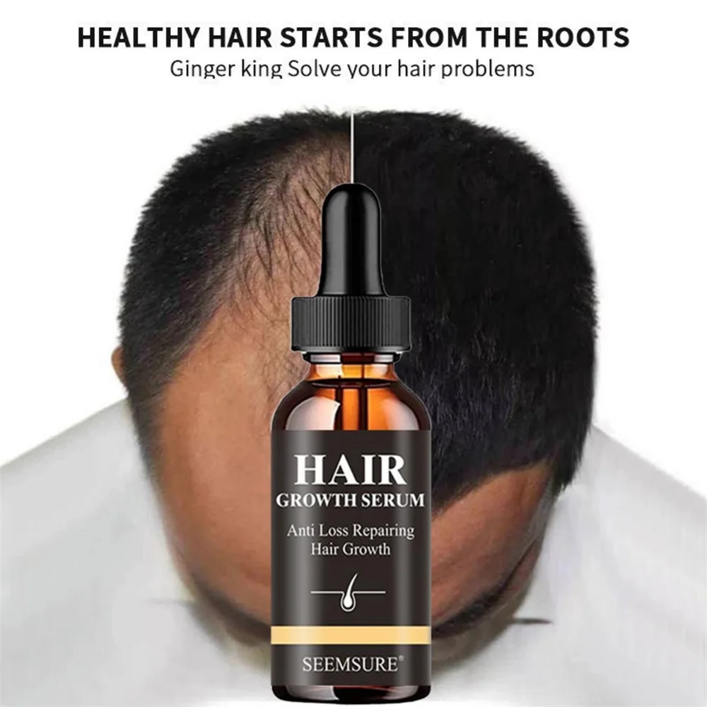 Biotin Fast Hair Growth Oil Regrowth Serum Hair Thinning Treatment Head Care Liquid Anti-Hair Loss for Women & Men