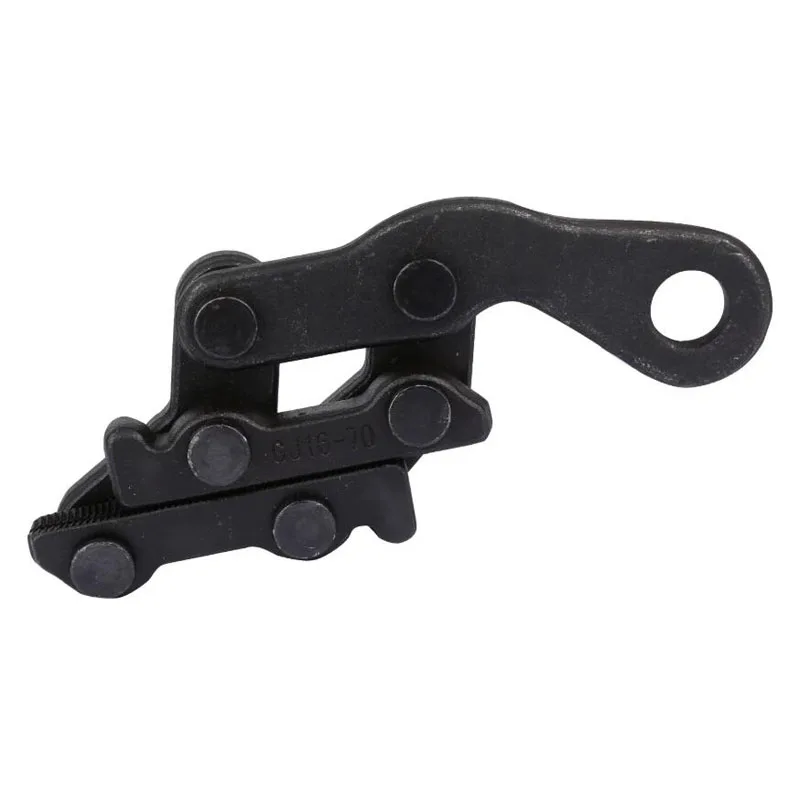 12KN Industrial Grade Steel Wire Clamp Germany Style 16-70 Steel Strand Wire Grip Aluminium Conductor Pulling Tightening Tool