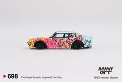 MINI GT 1:64 Kenmeri Liberty Walk LBWK modelo de coche fundido a presión