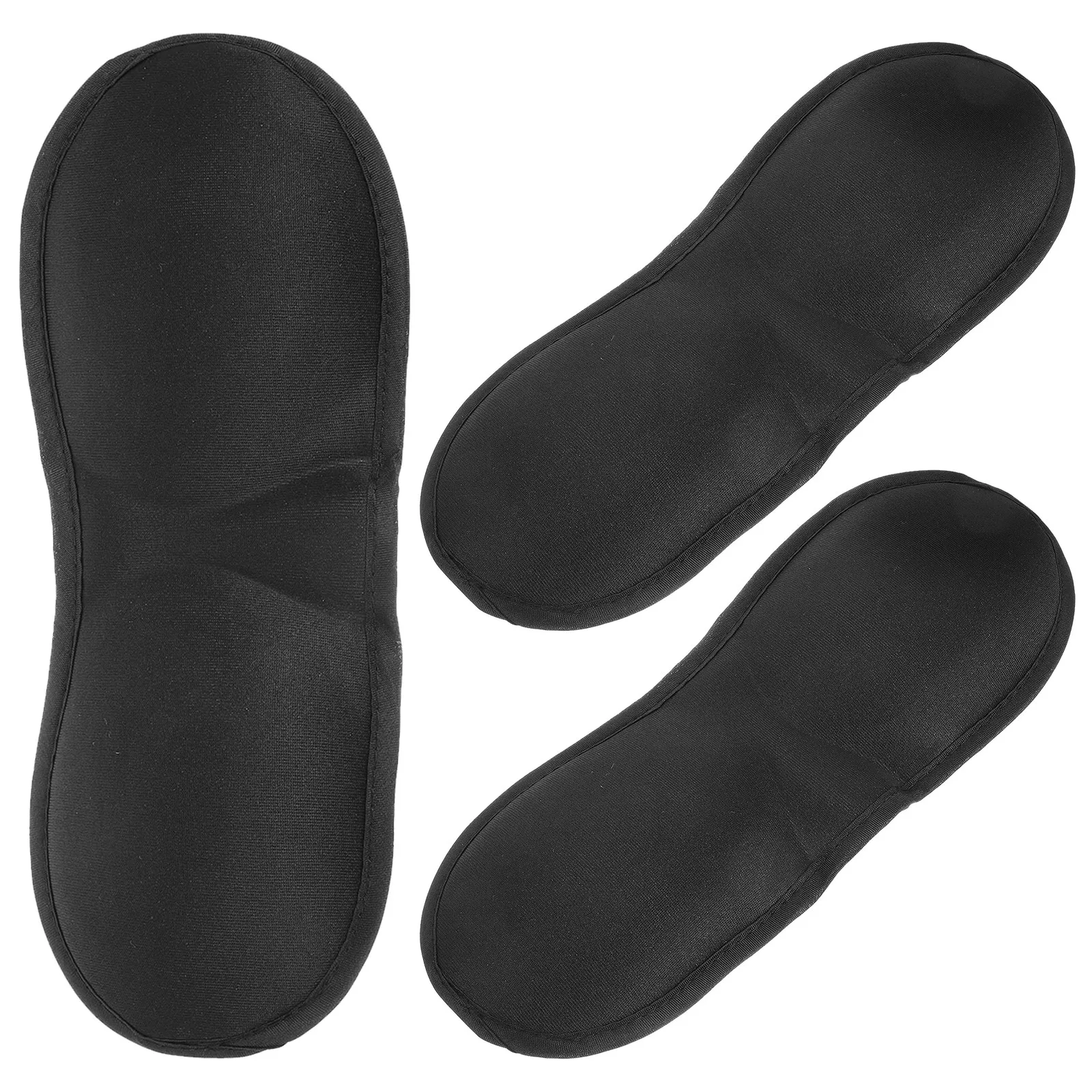 

3Pcs 3D Light Blocking Eye Mask Elastic Comfortable Sleeping Cover Travel Blindfold Breathable Sleep Mask for Women Men