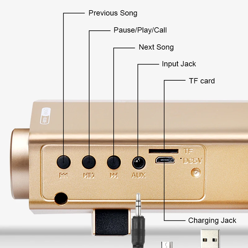 Лучшая 3D система домашнего кинотеатра Bass Box BT5.0 Динамик ПК Звуковая панель Bluetooth для телефона Беспроводная звуковая панель с сабвуфером
