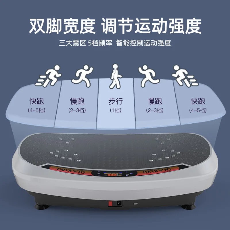 Vibration Fitness Massager Big Ship 4D Full body Vibration Swinging Lazy Color Screen Sports Bluetooth Shake Machine
