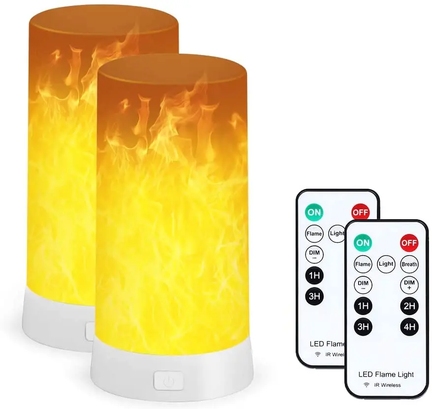 LED flame lamp simulation flame candle night light romantic creative indoor bar table atmosphere light