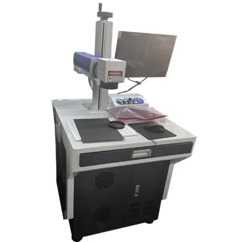 Máquina de grabado de perforación ranurado de marcado de corte láser de fibra de CO2 de precisión para moldeado integrado de Metal Hiwin Wood AI