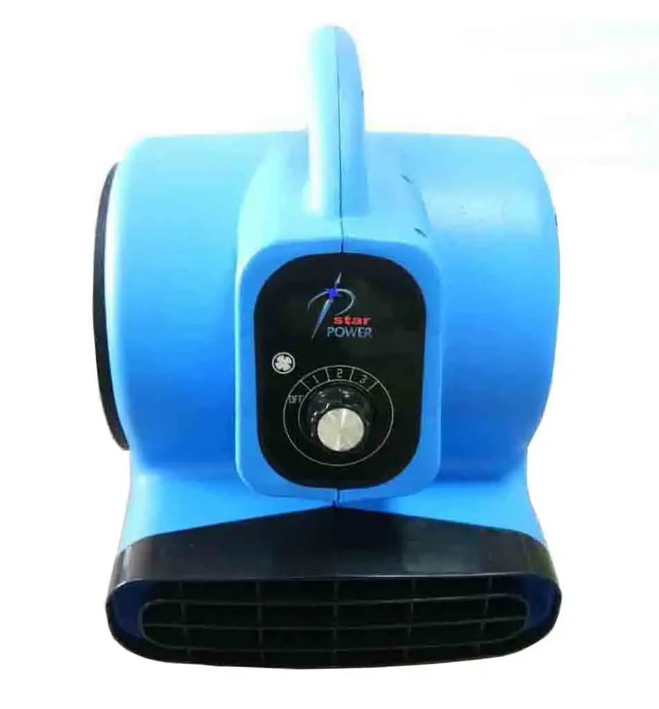 Peralatan Pengeringan Rumah dan Rumah Sakit 1/4HP 800CFM ETL/CE/CCC Pengering Karpet Terdaftar |   Kipas sentrifugal blower |   Penggerak Udara Mini