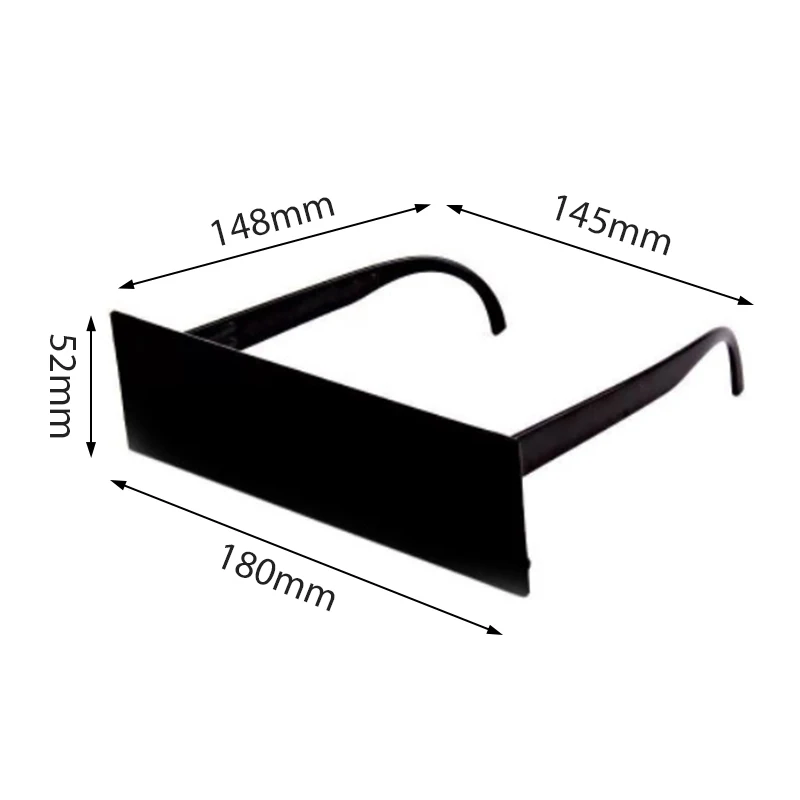 Ausgefallene Brille, Photobooth-Requisiten, Zensur, schwarze Sonnenbrille für Kostümparty – Detail 9