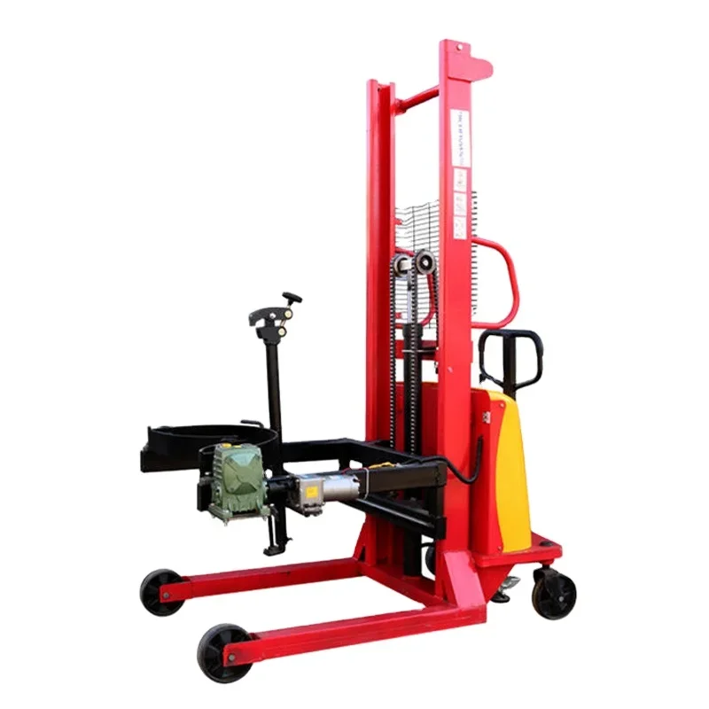 Hot Sale Small 450kg Oil Drum Stackers Electric Drum Pallet Truck