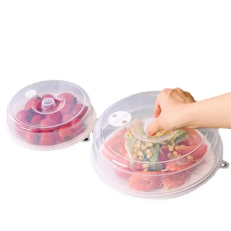 Microwave Food Cover Heat-resistant Food Splatter Guard Lid Anti-Sputtering Cover Non-Splatter Lid Fresh-keeping Lids Cookware