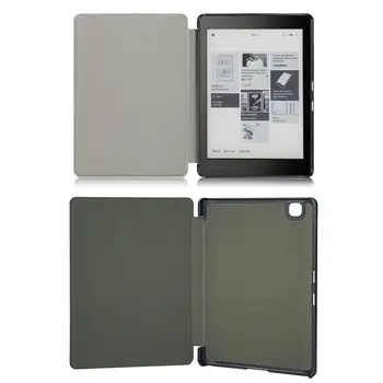 Kožené pouzdro pro KOBO AURA EDITION 2 Cover 6 Inch N236 eReader Ebook Funda Capa Folio Magnetické Auto Wake Sleep Print Book Cover 6 nejlepší prodej funda kobo aura one - №1