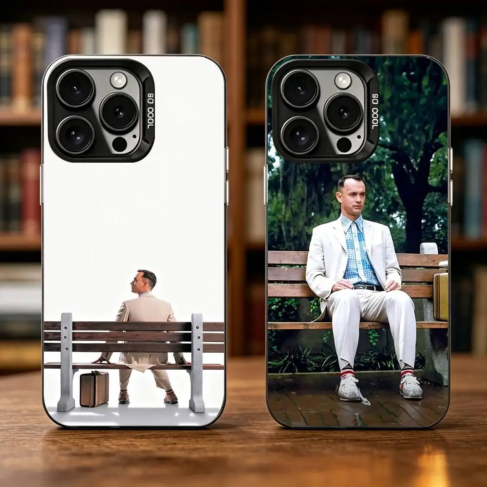 

Movie Forrest Gump Phone Case For iPhone 17,16,15,14,13,12,11 Plus,Pro Max,XS,Colorful Silver Phone case Funda Cover