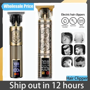 T9 Vintage Electric Hair Sideboard, USB fast charging, hair cutting machine, hair sideboard, portable shaver, professional barber Main Sales Lantern T9 - №2