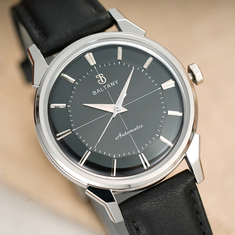 Baltany 36mm Vintage S4107 Constellation Homage 12-Sided Shape Dial Luxury Waterproof Automatic Men Business Dress Watch