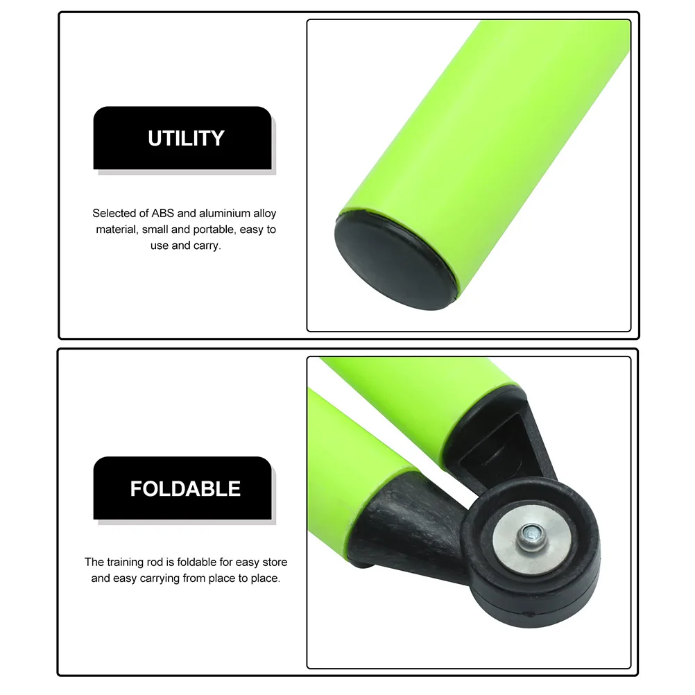 3 個サッカー耐久性のあるサッカー敏捷性トレーニングポールサッカーポールポールバスケットボールロッドポータブル練習ギア