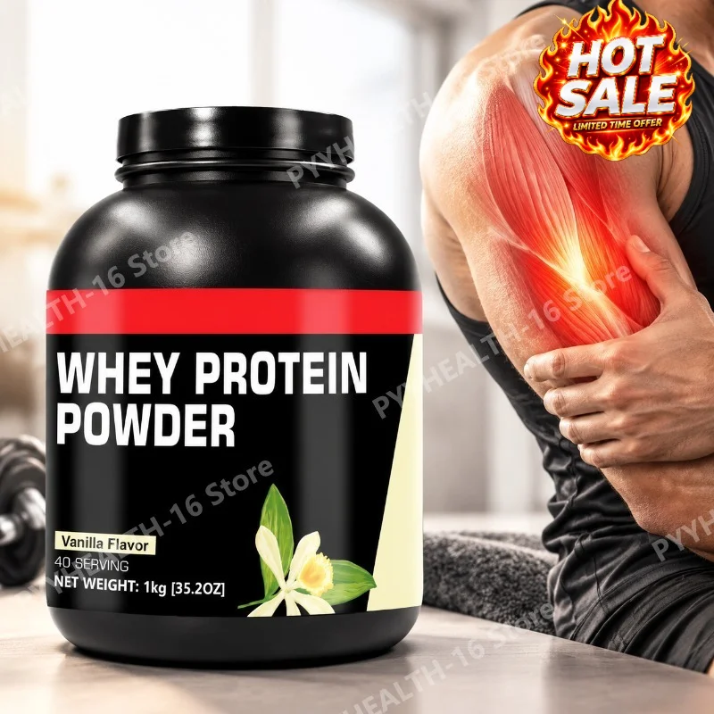 Whey Protein Powder Multiple Flavors for Muscle Maintenance,Post Workout Recovery & Daily Protein Intake with Natural BCAAs, 1kg