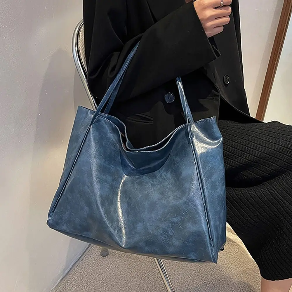Convenient Large Capacity Tote Bag PU All-match Shoulder Bag Commuting Bag Daily Life Women's Handbags