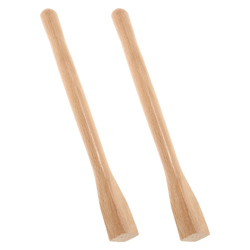 

2 Pcs Hoe Handle Replacement Wooden Tools Handle for Garden Work Long Lasting Comfortable Install Save Time Effort