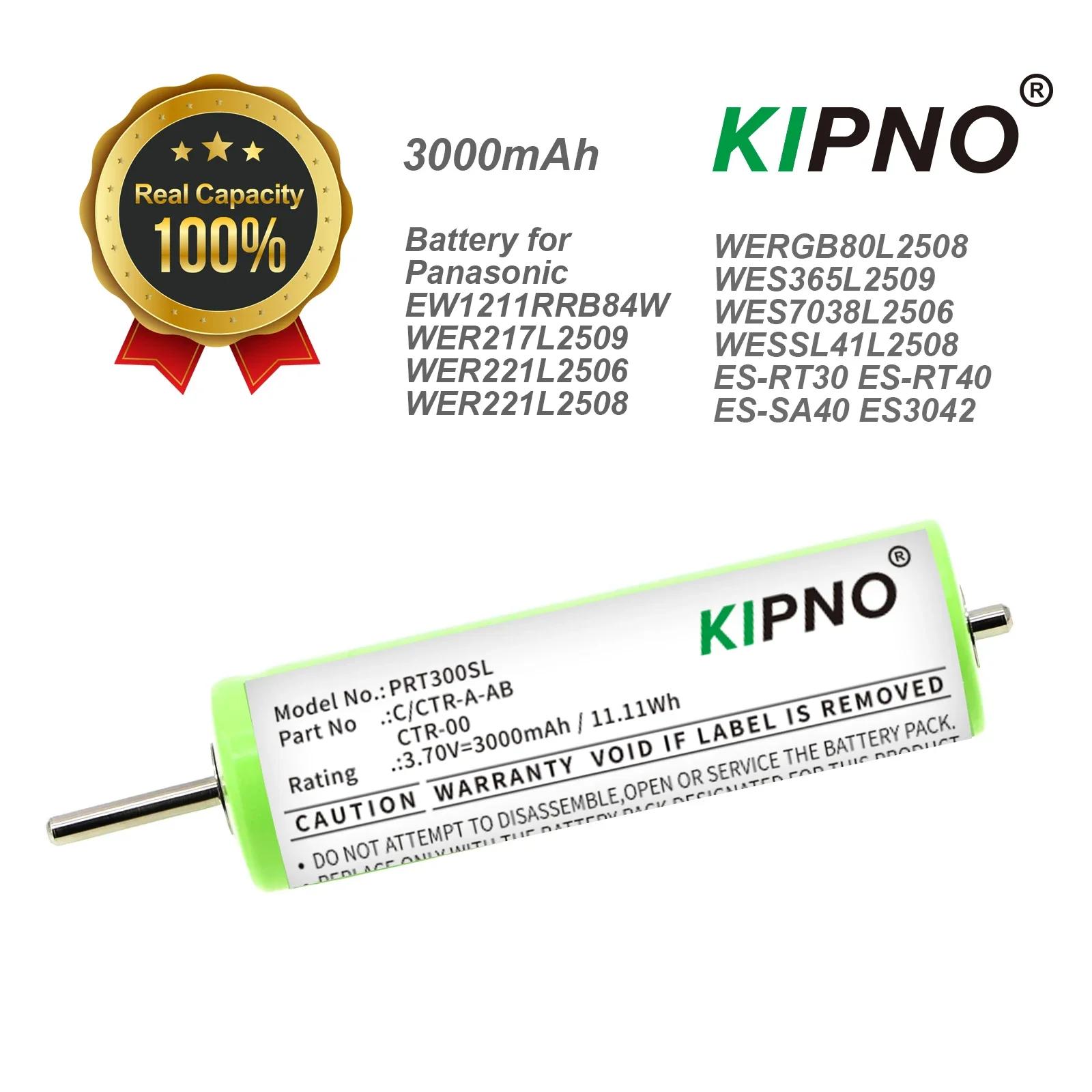 

Shaver Battery For Panasonic WER217L2509 WER221L2506 WER221L2508 WERGB80L2508 WES365L2509 WES7038L2506 WESSL41L2508 ES-RT30 RT40
