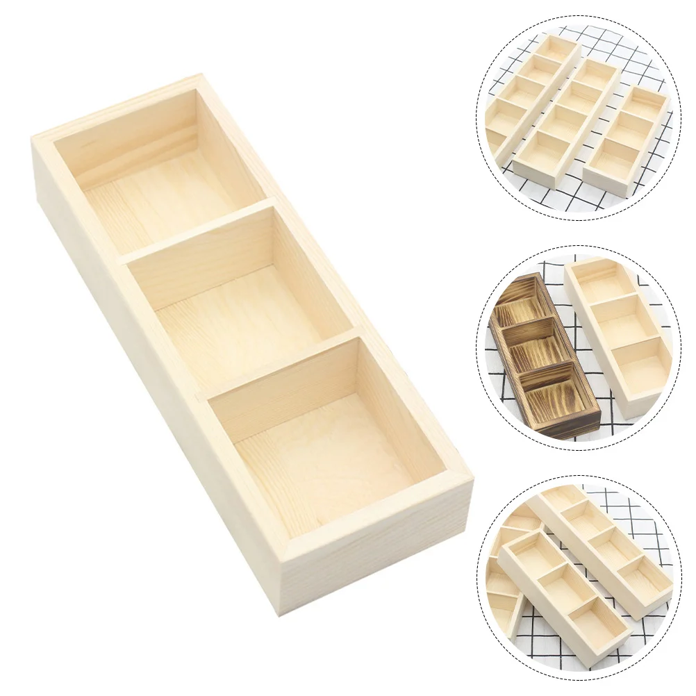 

Storage Wooden Box Tea Bag Holder Organizer Teabags Desk Condiment Packet for Drawer Dispenser Office Display Shelves